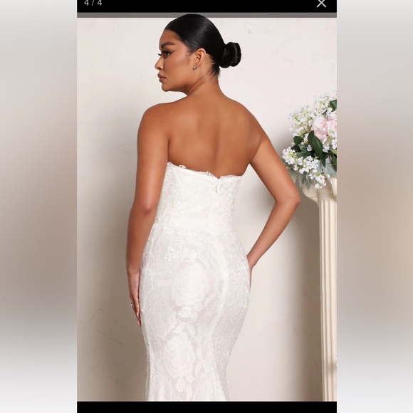 Fashion Nova Engaging You Lace Gown - Picture 3 of 4